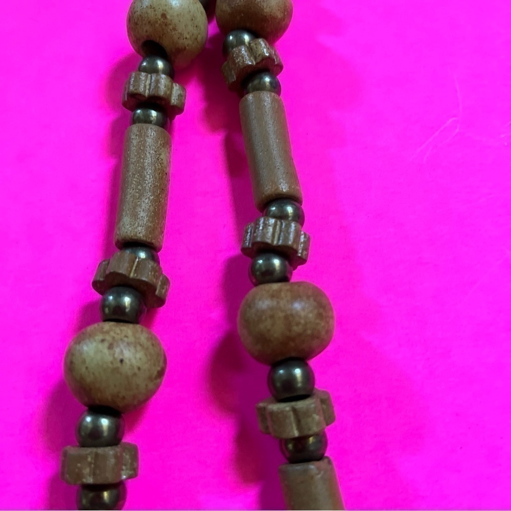 Native American Necklace Brownstone View 4